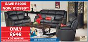 Calgan Lounge Jozi 3-Piece Lounge Suite
