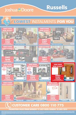 Joshua Doore & Russells:  Lowest Instalments For You (13 Jul - 19 Jul 2015), page 2