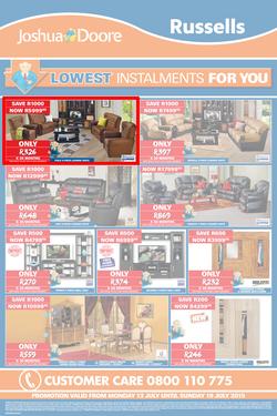 Joshua Doore & Russells:  Lowest Instalments For You (13 Jul - 19 Jul 2015), page 2
