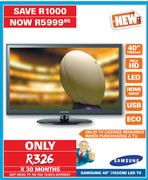 Samsung 40" 102cm LED TV