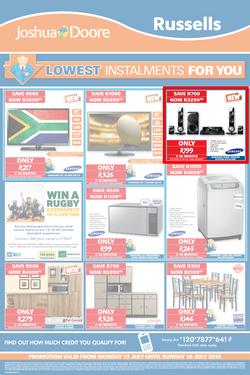 Joshua Doore & Russells:  Lowest Instalments For You (13 Jul - 19 Jul 2015), page 3