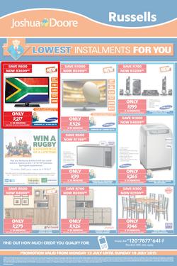 Joshua Doore & Russells:  Lowest Instalments For You (13 Jul - 19 Jul 2015), page 3