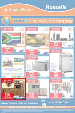 Joshua Doore & Russells:  Lowest Instalments For You (13 Jul - 19 Jul 2015), page 3