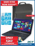 Acer Notebook & Bag