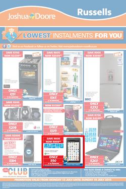 Joshua Doore & Russells:  Lowest Instalments For You (13 Jul - 19 Jul 2015), page 4