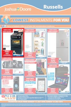 Joshua Doore & Russells:  Lowest Instalments For You (13 Jul - 19 Jul 2015), page 4