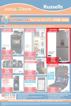 Joshua Doore & Russells:  Lowest Instalments For You (13 Jul - 19 Jul 2015), page 4