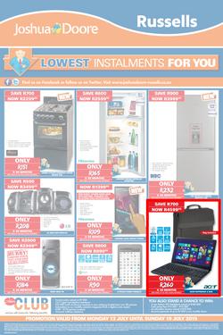 Joshua Doore & Russells:  Lowest Instalments For You (13 Jul - 19 Jul 2015), page 4