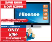 Hisense 32" LED TV