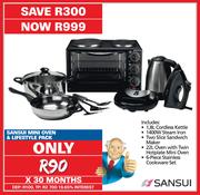 Sansui Mini Oven & Lifestyle Pack