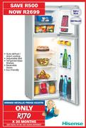 Hisense 161Ltr Metallic Fridge H220TM