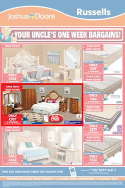 Joshua Doore & Russells : Your Uncle's One Week Bargains (11 Aug - 19 Aug 2015), page 3