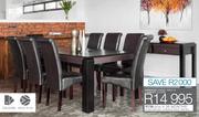 Missouri Dining Table & 8 Stacey Chairs