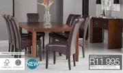 Cordoba Dining Table & 8 Stacey Chairs