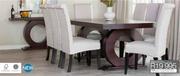 Knight Dining Table, 8 Knight Dining Chars + Server