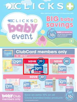 Clicks : Baby (13 Oct - 16 Nov 2015), page 1