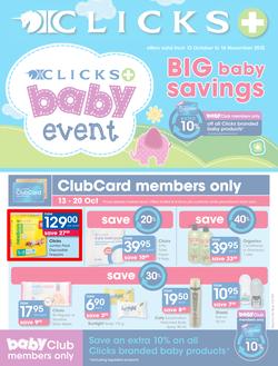 Clicks : Baby (13 Oct - 16 Nov 2015), page 1