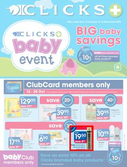 Clicks : Baby (13 Oct - 16 Nov 2015), page 1
