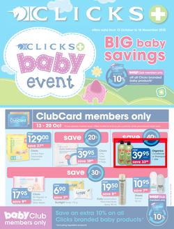 Clicks : Baby (13 Oct - 16 Nov 2015), page 1