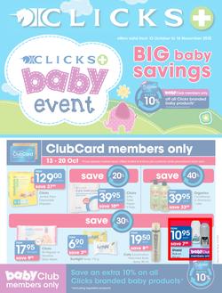Clicks : Baby (13 Oct - 16 Nov 2015), page 1