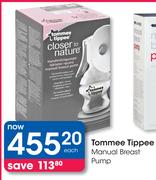 Tommee Tippee Manual Breast Pump-Each