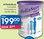 PediaSure Complete Chocolate Or Vanilla-850g