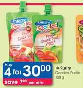 Purity Goodies Puree-4 x 120gm