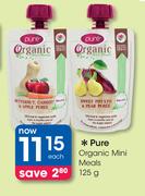 Pure Organic Mini Meals-125gm Each