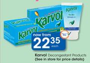 Karvol Decongestant Products-Each