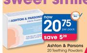 Ashton & Parsons 20 Teething Powders-Per pack