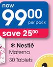Nestle Materna 30 Tablets-Per Pack