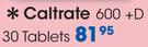 Caltrate 600+D Tablets-30's Pack