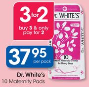 Dr. White's 10 Maternity Pads