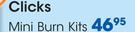 Clicks Mini Burn Kits-Each