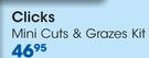 Clicks Mini Cuts & Grazes Kit-Each
