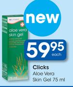 Clicks Aloe Vera Skin Gel-75ml Each