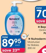Nutraderm Moisturiser For Babies-200ml