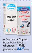 Zinplex Baby Bum Sprays-Each
