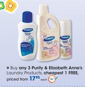 Purity & Elizabeth Anne's Laundry Products-Each