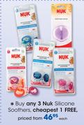 Nuk Silicone Soothers-Each