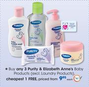 Purity & Elizabeth Anne's Baby Products(Excl.Laundry Products)-Each
