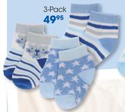 Clicks Baby Sock 3 Pack