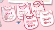 Clicks Baby Bib Set 5 Pack