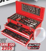 Auto Kraft 103 Piece Tool Set FED.TOOLK103-Per Set