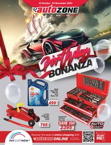 Autozone : Birthday Bonanza (23 October - 03 November 2024)