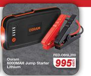 Osram 6000 mAh Jump Starter Lithium FED.OBSL200-Each