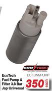 Eco Tech Fuel Pump & Filter 3.8 Bar Jap Universal ECT.UNIVPUMP-Each