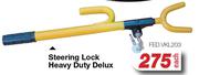 Steering Lock Heavy Duty Delux FED.VKL203-Each