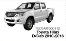 Race Rubber Mats For Toyota Hilux D/Cab 2010-2016 FED.MAT000112-Per Set