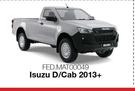 0Race Rubber Mats For Isuzu D/Cab 2013+ FED.MAT00049-Per Set